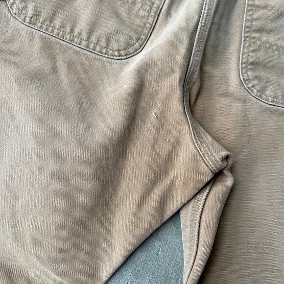 Vintage Y2K Carhartt brown double knee work wear carpenter pants - Picture 10 of 10